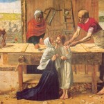 John E. Millais Pré-raphaéliste "Le Christ dans la maison de ses parents" (1850)