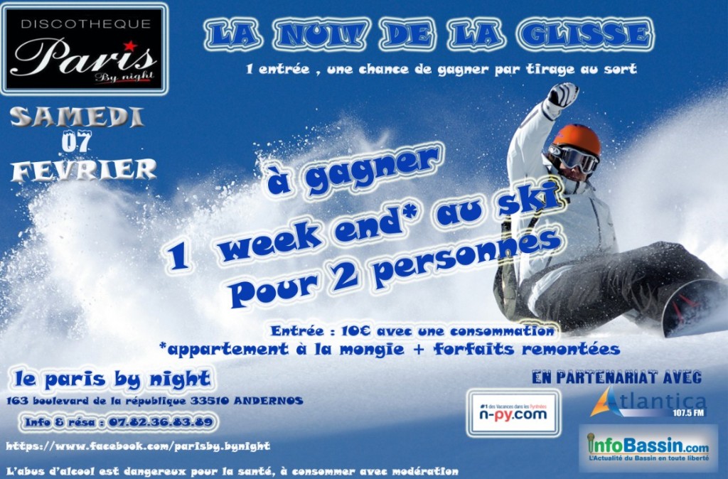 nuit de la glisse affiche officielle