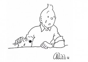 dessin tintin