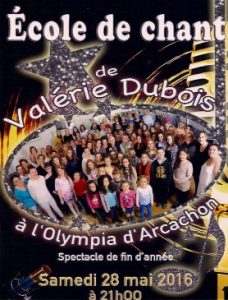 spectacle ecole de chant de Valerie dubois