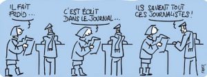 froid journalistes