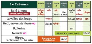 programme rex 1 au 8 02 17