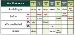 programme rex 7 au 14 02 17