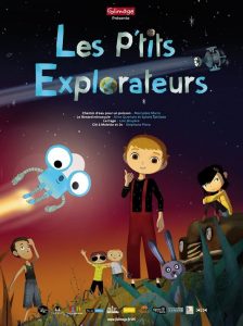 affiche les petits explorateurs