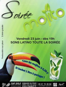 cap golf soiree mojito