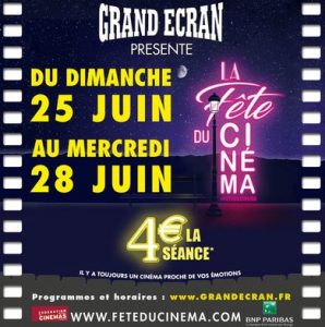 cine grand ecran fete cinema 2017