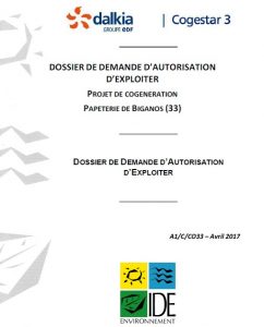 dossier demande exploiter Dalkia