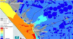 projet contournement carte d'indice écologique NOrd Bassin