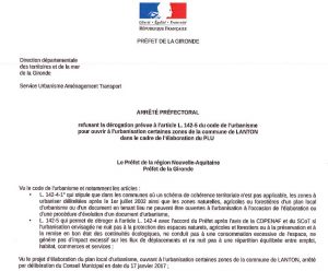 lanton arrete refus derogation prefet 04 18