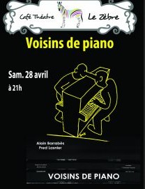 zebre voisins de piano