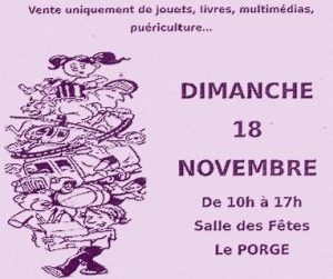 vide grenier ecole le porge