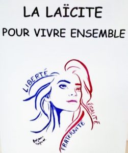 laicite panneau pour vivre ensemble