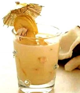 lyselotte cocktail banane coco cachuete