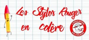 stylos rouges en colere