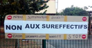 greve lycee non aux sureffectifs