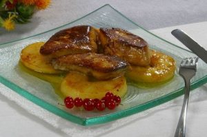 foie gras pommes