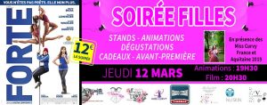 soiree filles grand ecran