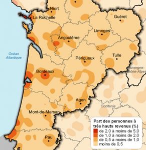 ginette blery hauts revenus carte sud ouest