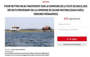 petition reponse la teste a gujan