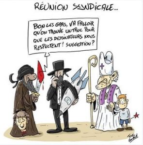 dessin laicite reunion syndicale