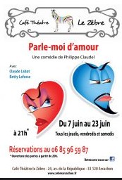 affiche parlez moi d'amour le zebre