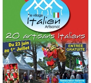 affiche village italien