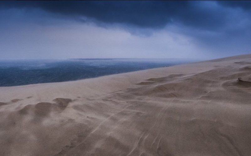 Vidéo et photo de la tempête Bruno sur la Dune