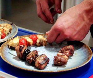 preparation assiette jeremy grillades