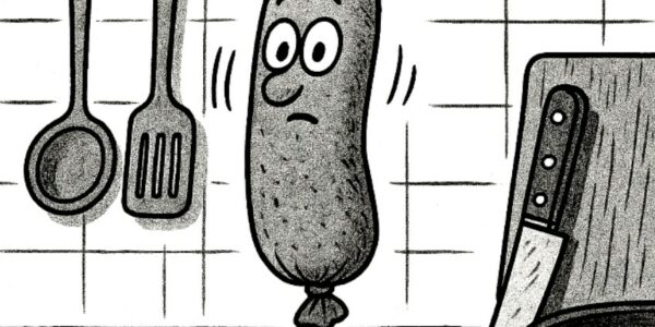 La France d’avant: L’andouille pendue!
